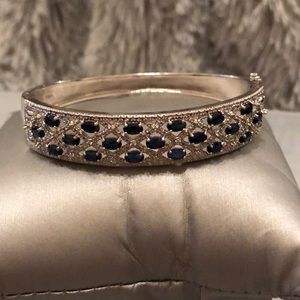 New Zales Sapphire & Diamond 14k Bracelet